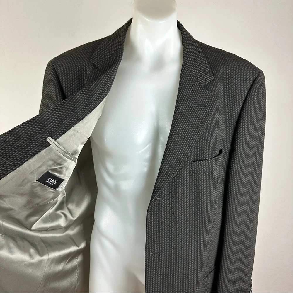 Hugo Boss Virgin Wool Textured Sport Jacket